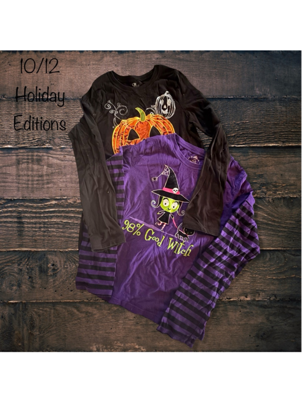 10/12 Holiday Editions Halloween Tops Bundle